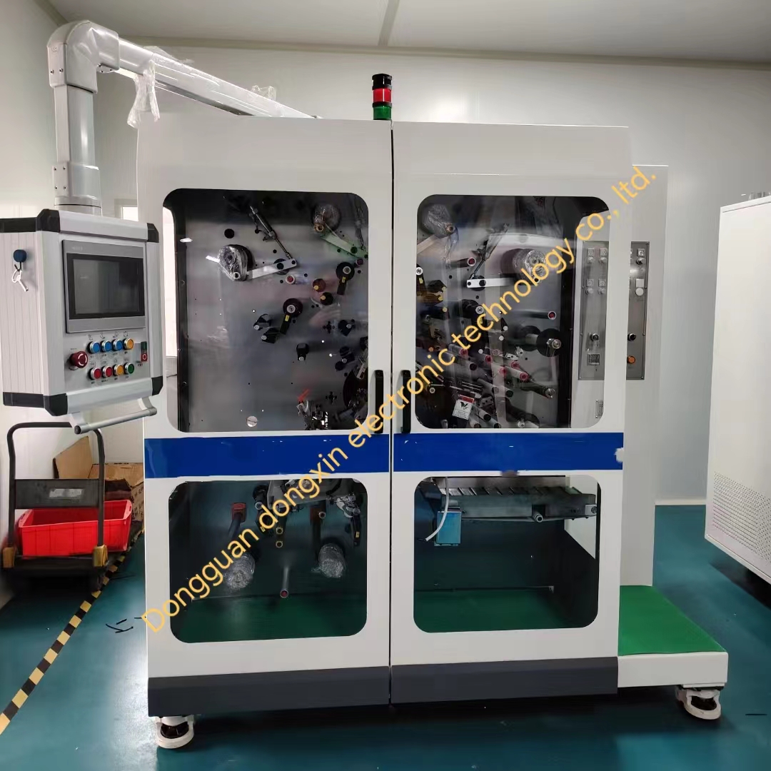 Winding machine for automotive capacitors